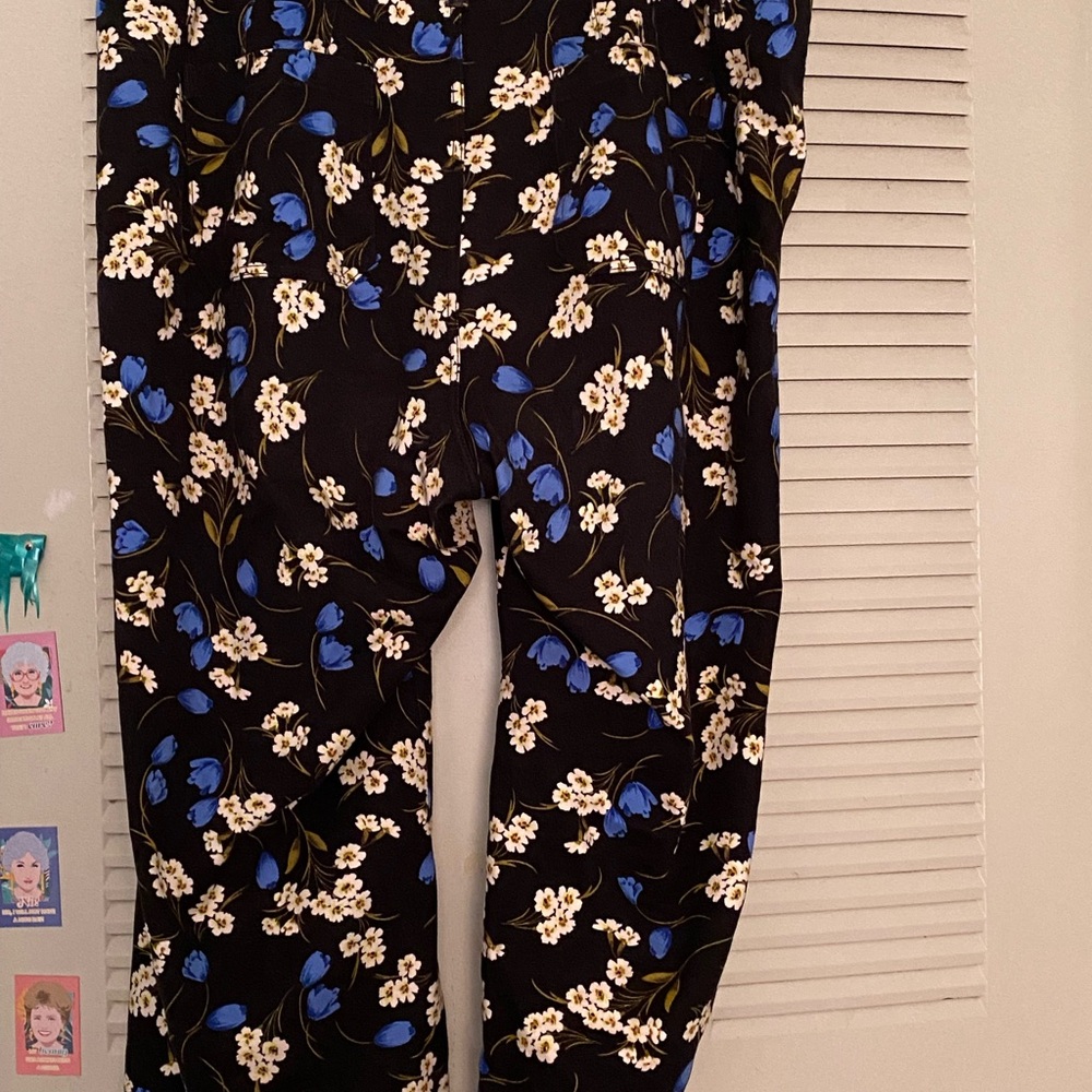 Anthropologie Colette Floral Capri Pants